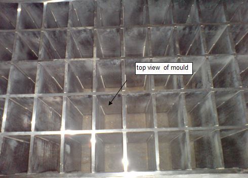 Concrete mold with long service life