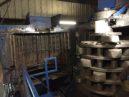 Hardox Wearparts hammer for electro scrap recycling