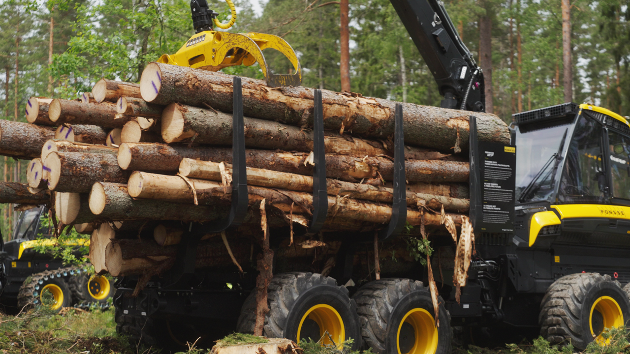 Ponsse forestry machinery