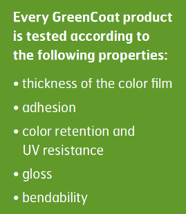 A GreenCoat acél vizsgálata