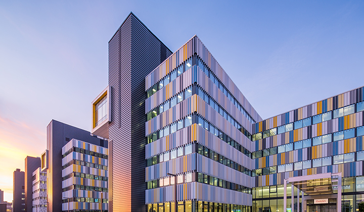 GreenCoat® colour coated steel facades
