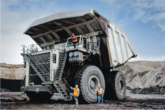 Austin/ Westech’s T282C Control Flow Body at Peabody’s North Antelope Rochelle coal mine. Located in the Powder River Basin of Wyoming, US, it is the world’s biggest coal mine by reserves