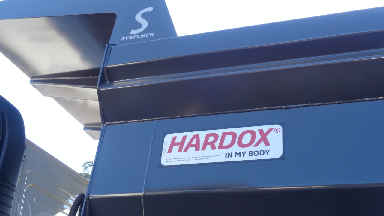 Hardox® In My Body sign.