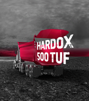 Логотип hardox 500 tuf
