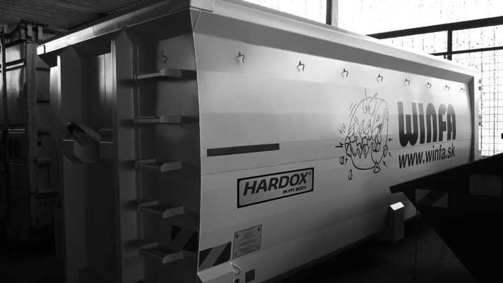 Hardox® In My Body container by Winfa
