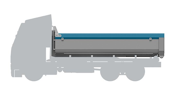 Illustration marking rolled-formed top rails.