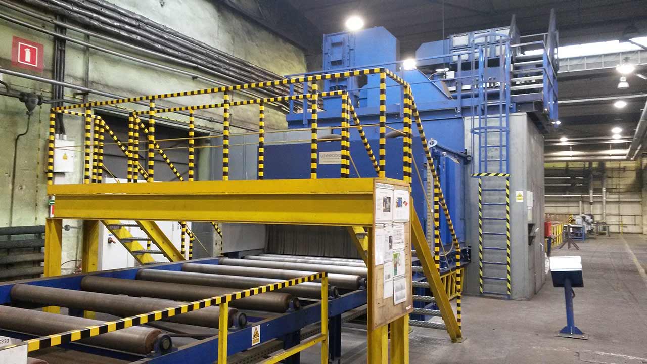 Steel processing - shot blasting