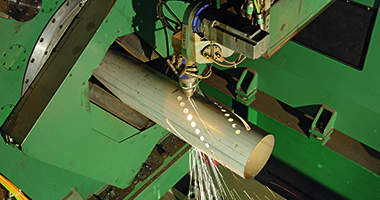 SSAB Processing services - Laser cutting pipe