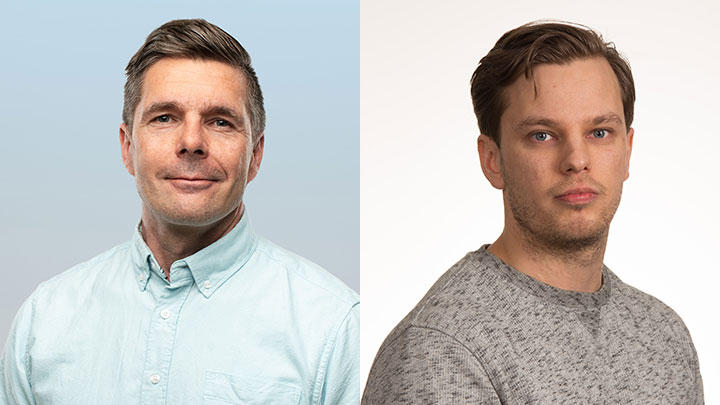 Sami Niemelä, Business Area Director bei WSP Finnland, und Sami Torvi, Projektingenieur von Normek.