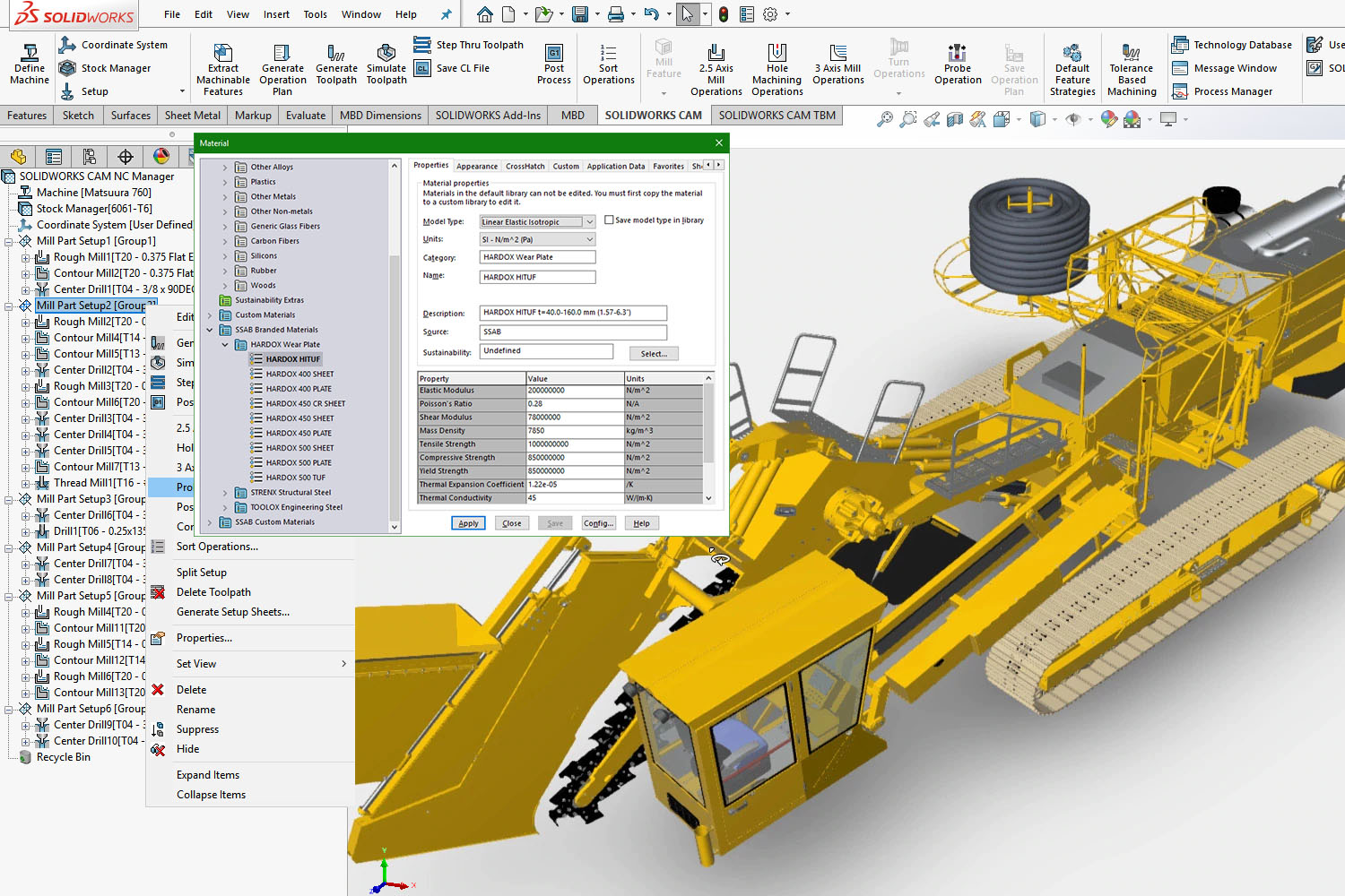Material Library for SolidWorks® by Dassault Systèmes - SSAB