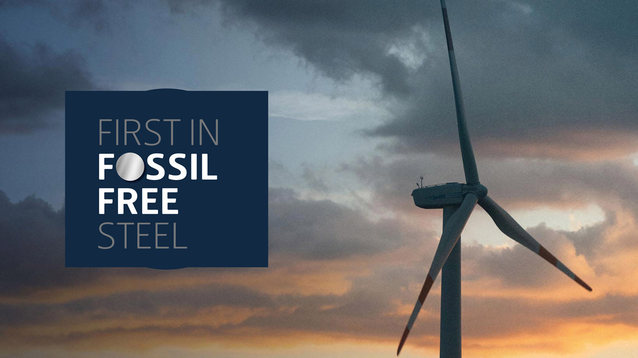 Fossil free steel 